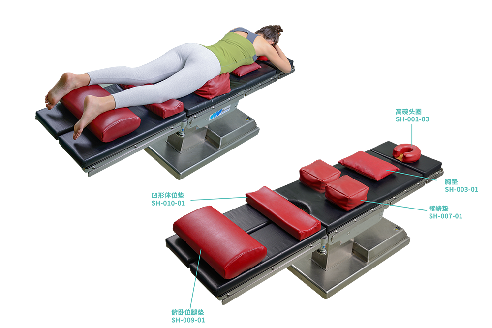 蒙泰护理生产俯卧位体位垫应用俯卧位通气法