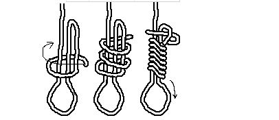上吊绳系法图解图片