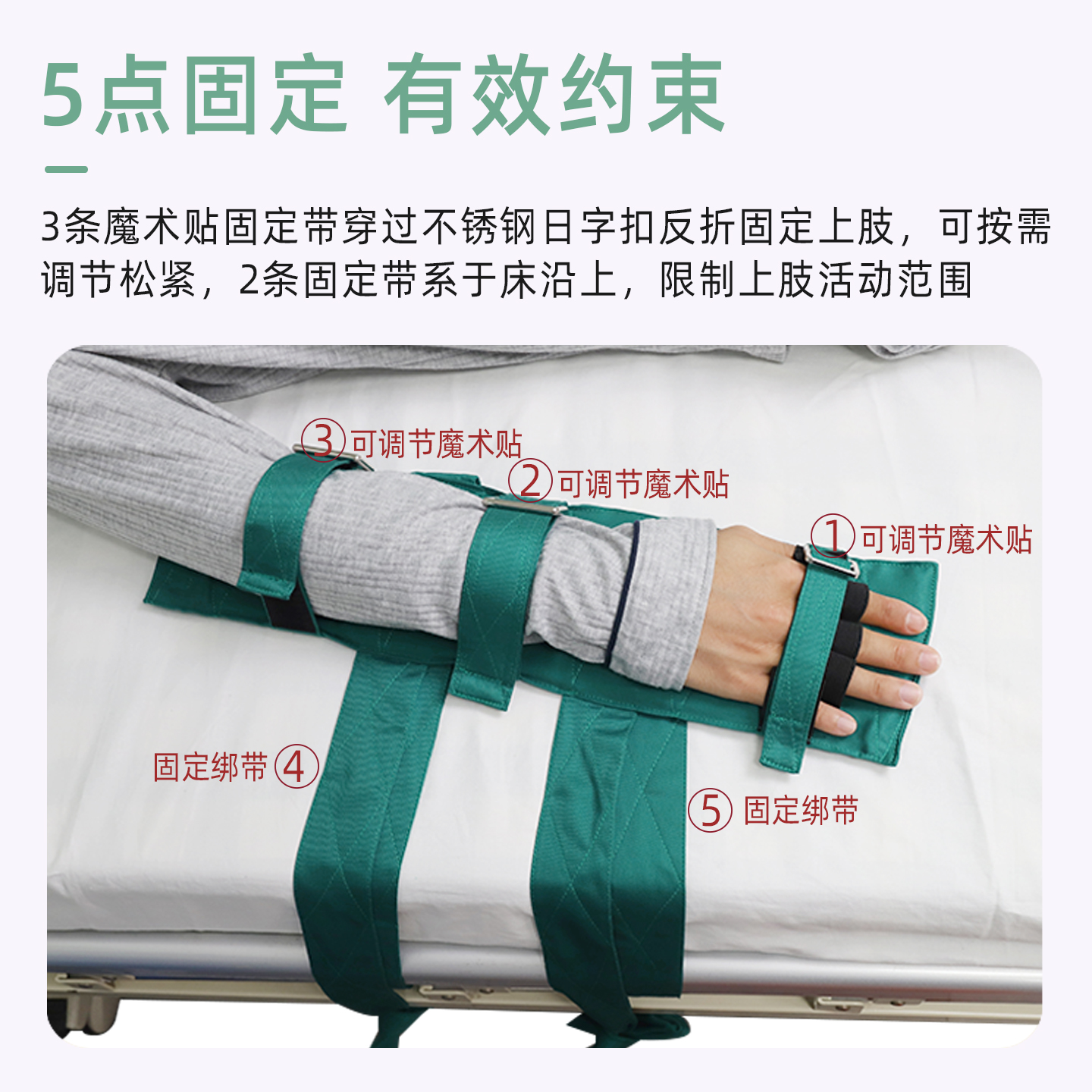 蒙泰多功能输液约束固定板 一类医疗器械 躁动病人防拔管手部手臂输液医用固定约束板